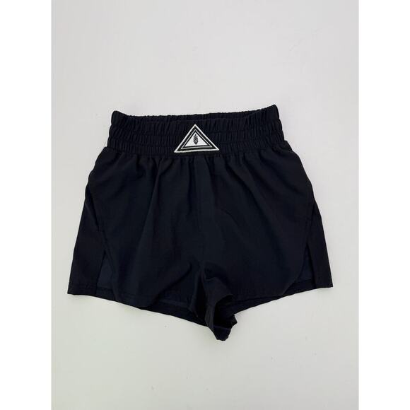 Free People Movement black high rise shorts - Size small - Picture 2 of 5